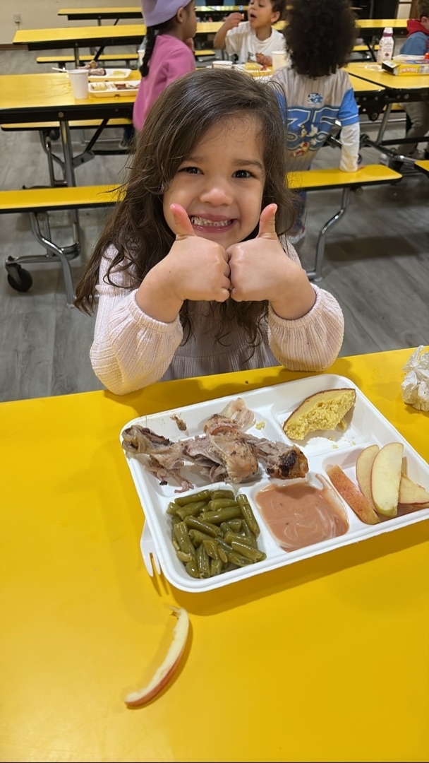 Children eating together